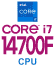CPU Core i7-14700F yFtz