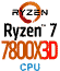 CPU Ryzen 7 7800X3D yX3Dz